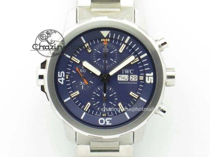 MIROTIME 0506 Vibrant Mark XVIII IW327001 SS M+F 1:1 Best Edition Black Dial on Black Leather Strap A 7055